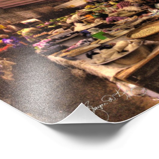 Binnenmarktrepublik Guinea, Westafrika Fotodruck (Ecke)