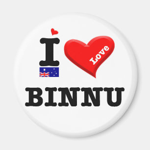 BINNU - I-Liebe Magnet