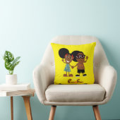 Bino und Fino-Gelbes Kissen (Stuhl )