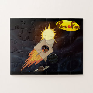 Bino und Fino im Weltraum Kinder-Puzzle Puzzle