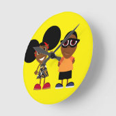 Bino und Fino Uhr Gelb (Winkel)