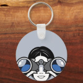 Binoculars Vector Schlüsselanhänger (Vorderseite)