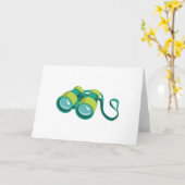 Binokulare Karte (Gelbe Blume)