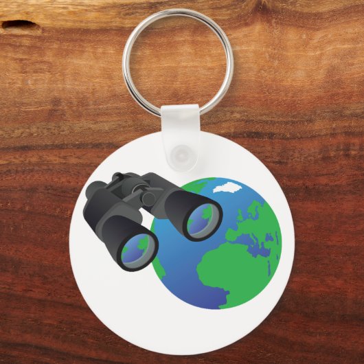 Binokulare und Schlüsselanhänger der Erde (Vorderseite)