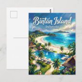 Bintan Insel Indonesien Postkarte (Vorne/Hinten)
