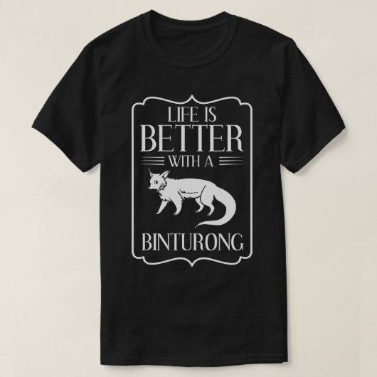 Binturong Bearcat Süße Tier T-Shirt (Design vorne)