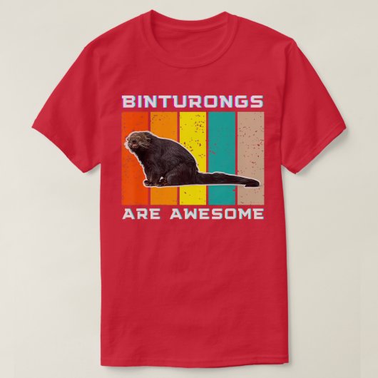 Binturong Figure Accessory Vintage Shirt Men Women (Design vorne)