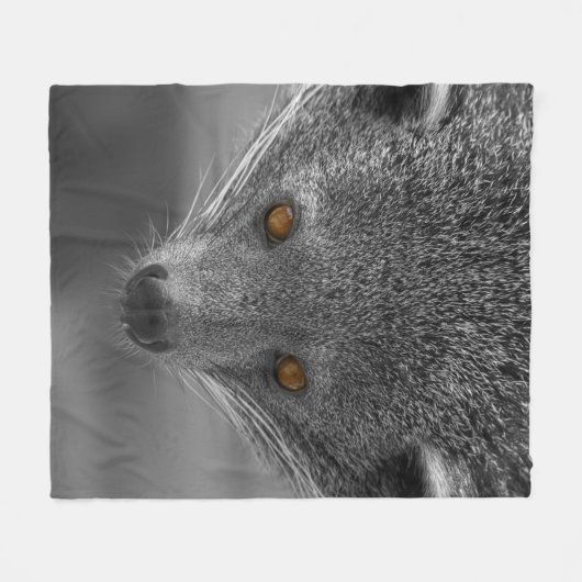Binturong Fleecedecke (Vorderseite (Horizontal))