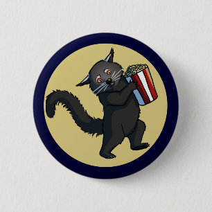 Binturong Popcorn-Knopf Button
