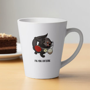 Binturong-Tischtennis-Geschenk-Ping-Pong-Kunstwerk Milchtasse