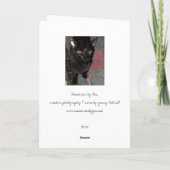 Binx II Gruß-Karte Karte (Rückseite)