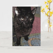 Binx II Gruß-Karte Karte (Gelbe Blume)