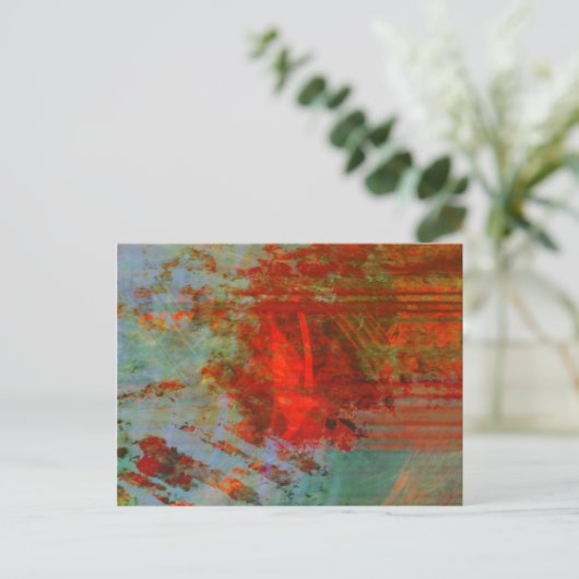 Bio Abstrac #1472 Postkarte (Stehend Vorderseite)