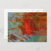 Bio Abstrac #1472 Postkarte (Vorne/Hinten)