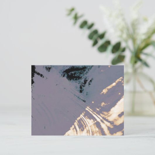 Bio Abstrakt 1271 Postkarte (Stehend Vorderseite)