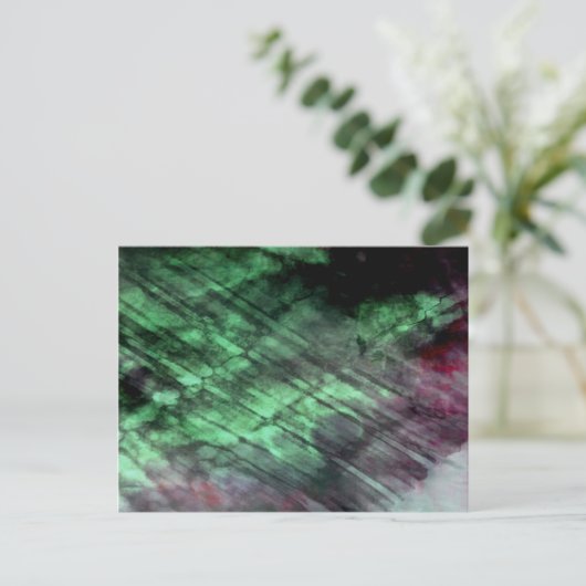 Bio abstrakt #1460 postkarte (Stehend Vorderseite)