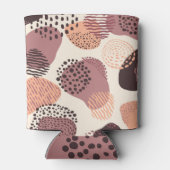 Bio, Abstrakte Formen, rot braun. Dosenkühler (Rückseite)