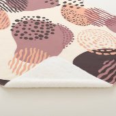 Bio, Abstrakte Formen, rot braun. Sherpadecke (3/4)