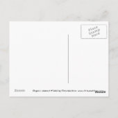 Bio abstrakte Nummer 1466 Postkarte (Rückseite)