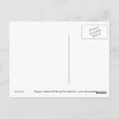 Bio abstrakte Nummer 146 Postkarte (Rückseite)