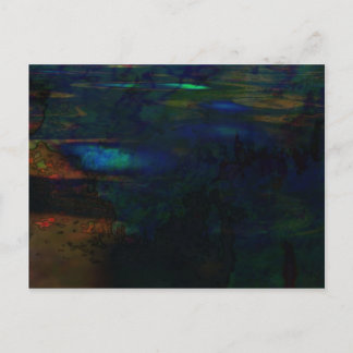 Bio abstrakte Nummer 146 Postkarte