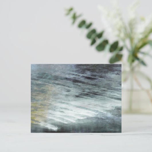 Bio abstrakte Nummer 1480 Postkarte (Stehend Vorderseite)