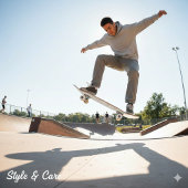 Bio Abstraktes Leadesign Skateboard