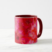 Bio Abstraktion in Hot Pink Tasse (VorderseiteRechts)