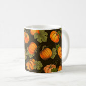 Bio Agrargemüse nahtlos mit orangefarbenem Kaffeetasse (VorderseiteRechts)