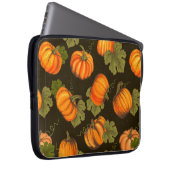 Bio Agrargemüse nahtlos mit orangefarbenem Laptopschutzhülle (Vorne Rechts)