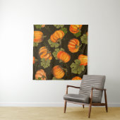 Bio Agrargemüse nahtlos mit orangefarbenem Wandteppich (Beispiel (Horizontal))