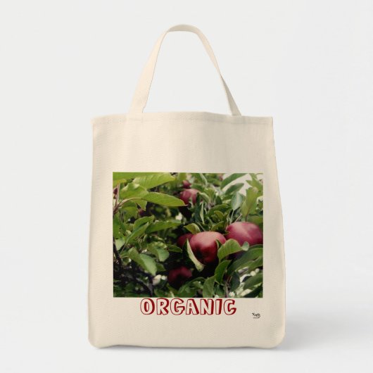 Bio Äpfel Lebensmittelgeschäft Tote Tasche (Vorne)