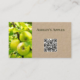 Bio Apfelgartenmarkt Visitenkarte