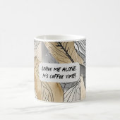 Bio Aquarellkunst, goldgrau Kaffeetasse (Mittel)