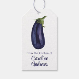 Bio Aubergine Geschenkanhänger