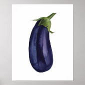 Bio Aubergine Poster (Vorne)