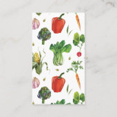 Bio Aubergine Visitenkarte (Rückseite)