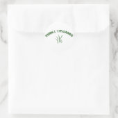 Bio Aufkleber denken (Tasche)