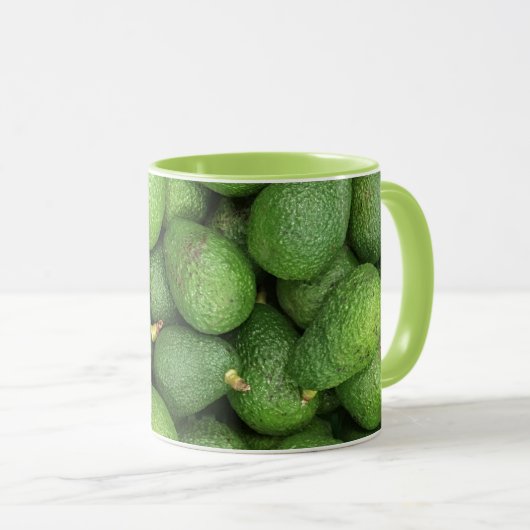 Bio Avocados Tasse (VorderseiteRechts)