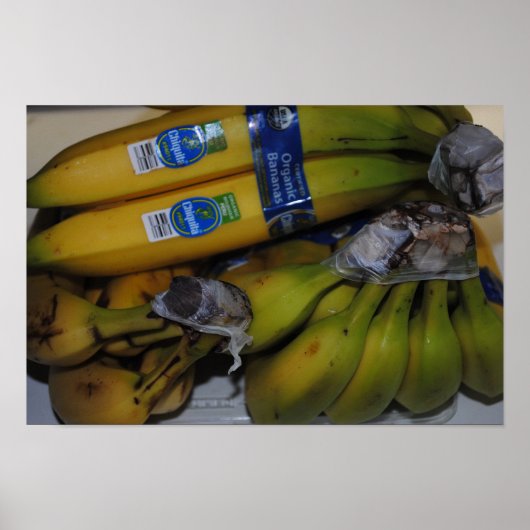 Bio Bananen Poster (Vorne)