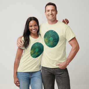 Bio Baumwolle Galactic Sacred Geometry T - Shirt