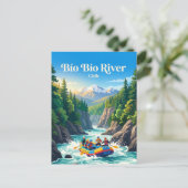 Bío Bío Fluss Chile Postkarte (Stehend Vorderseite)