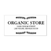 Bio Blätter2 Gummistempel (Prägung)