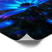 Bio Blau Poster (Ecke)