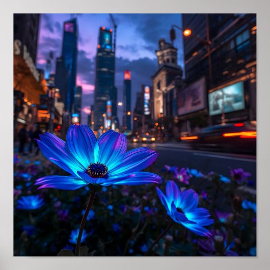 Bio Blau Poster (Vorne)