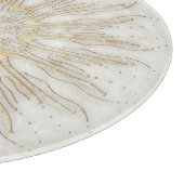 Bio bohischer Sonnenaufgang Mandala Schneidebrett (Ecke)