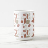 Bio Boho Abstrakt Stone Art Naturfarben Kaffeetasse (Mittel)