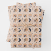 Bio Boho Pattern Geschenkpapier Set (Beispiel)