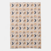 Bio Boho Pattern Geschirrtuch (Vertikal)