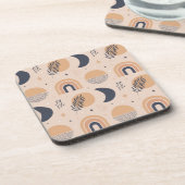 Bio Boho Pattern Getränkeuntersetzer (Linke Seite)